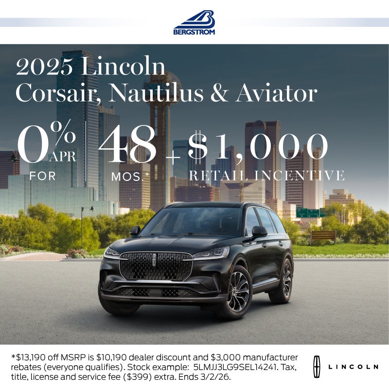 2025 Lincoln Corsair, Nautilus & Aviator