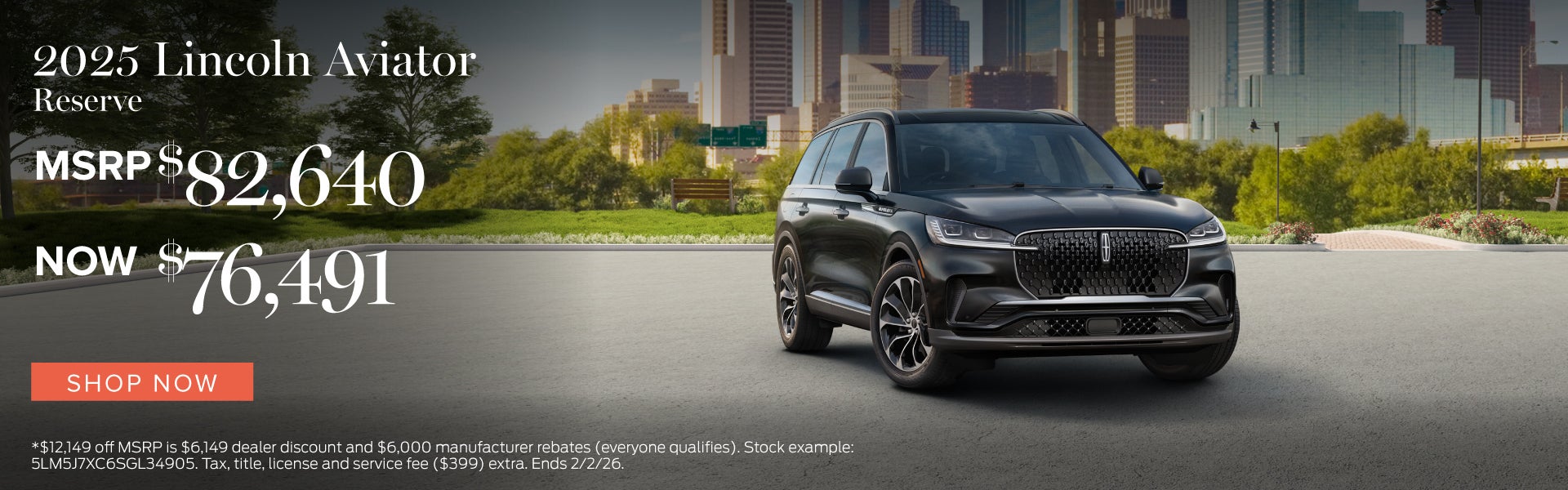 2025 Lincoln Aviator